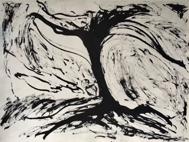 Tree,
Ink on Paper,
56 x 76cm Tree,
Ink on Paper,
56 x 76cm