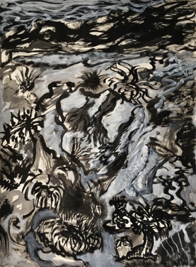 Rock Pools 2,
Ink on paper,
76 x 56.5cm Rock Pools 2,
Ink on paper,
76 x 56.5cm