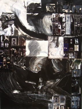 Structure of a Rumour
Mixed media on paper
75 x 57cm Structure of a Rumour
Mixed media on paper
75 x 57cm