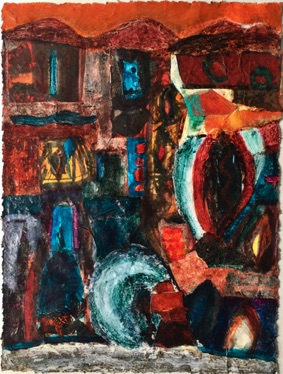 City of Dreams
Mixed media on Nepalese paper, 28 x 20cm City of Dreams
Mixed media on Nepalese paper, 28 x 20cm