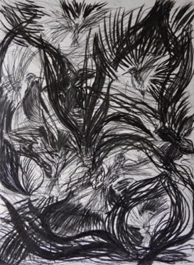 Hummingbirds - Drawing
Charcoal on Paper
76 x 57cm Hummingbirds - Drawing
Charcoal on Paper
76 x 57cm